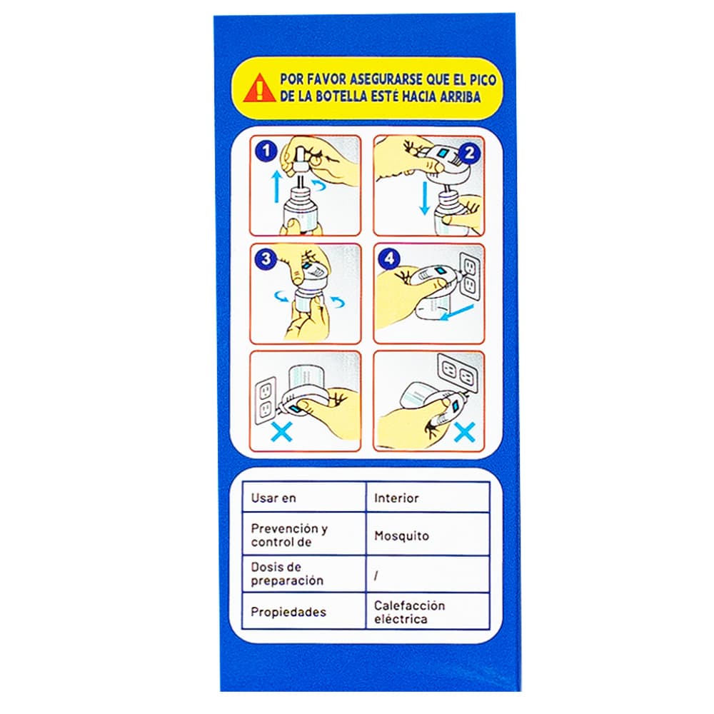 Calentador & repelente eléctricos contra mosquitos Comfor Time - Miniatura 4