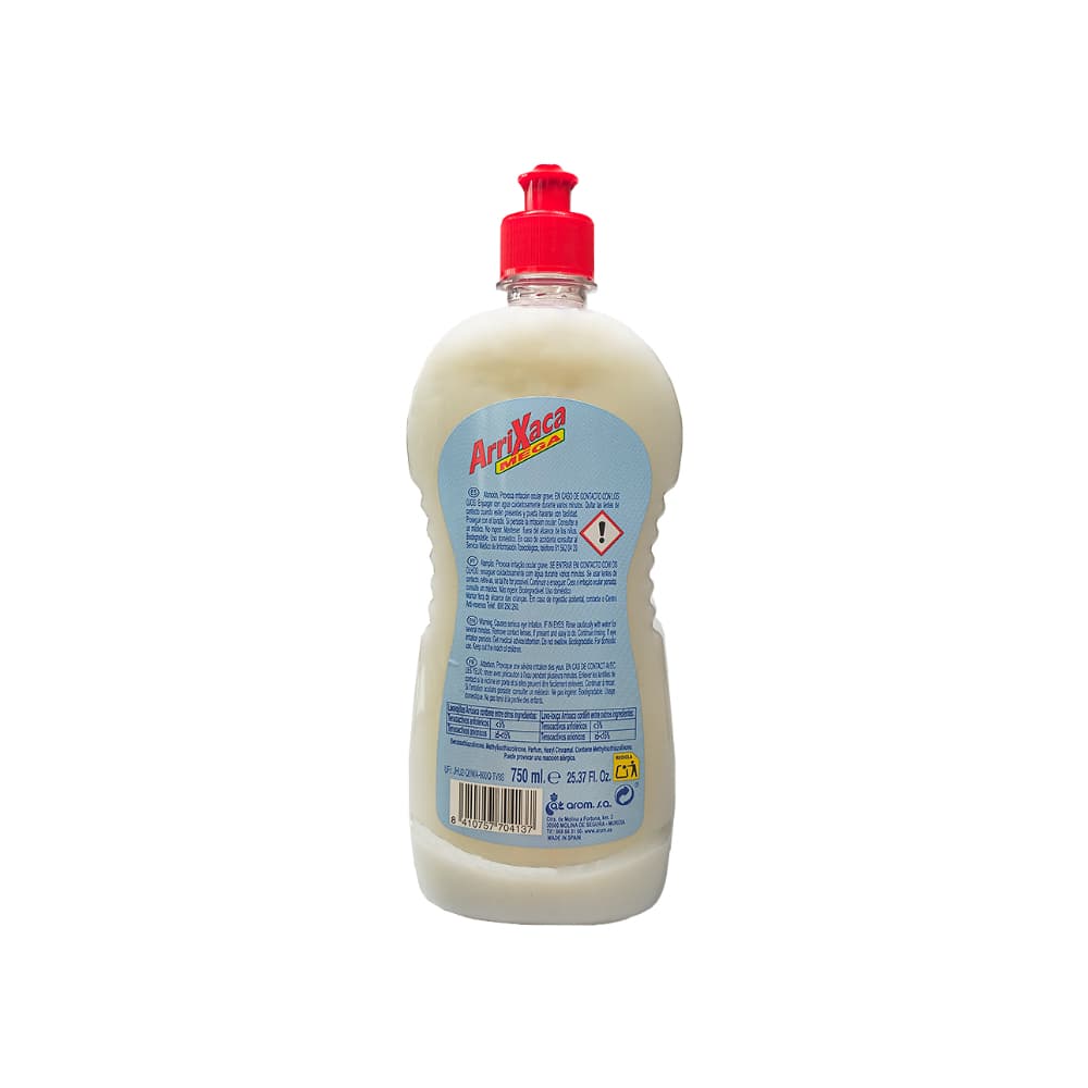 Detergente lavavajillas dermoprotector concentrado Arrixaca (750 ml) - Miniatura 3