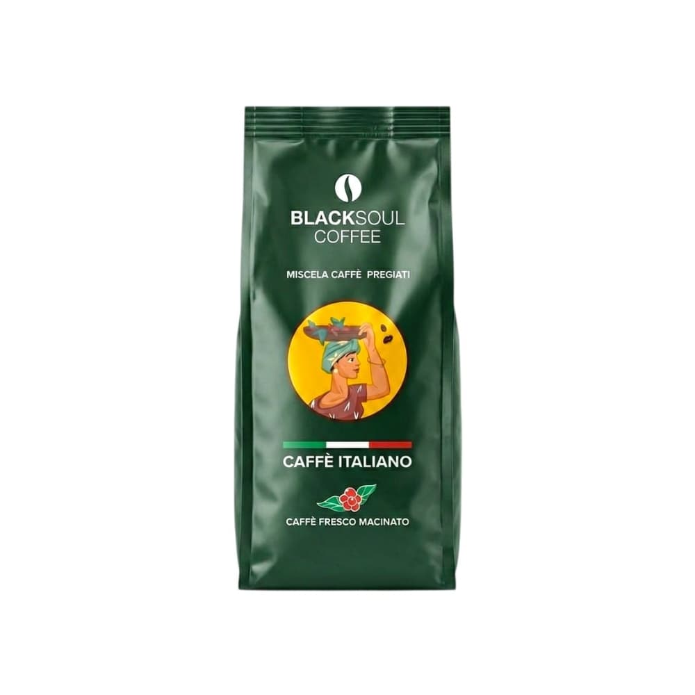 Café molido Premium Black Soul (250 g / 8.82 oz) - Miniatura 1