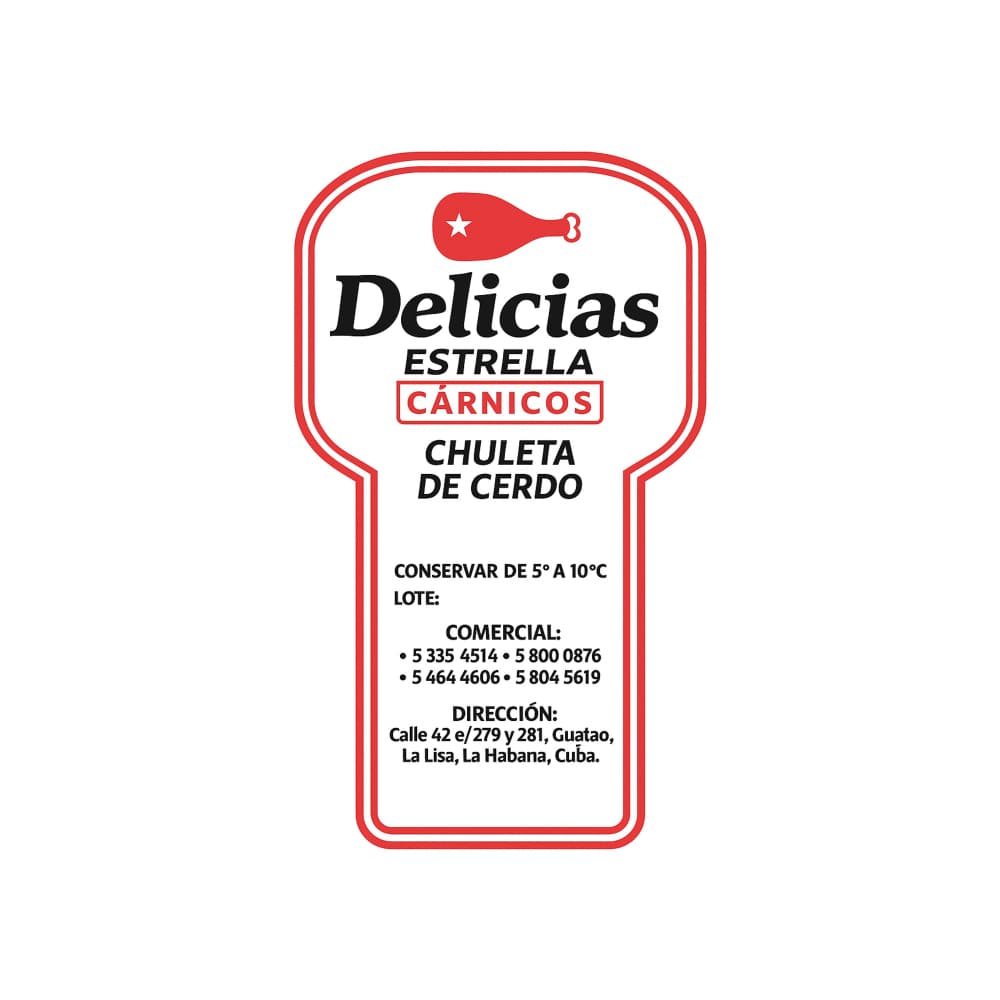 Chuleta de cerdo Delicias Estrella (400 g / 14.10 oz) - Miniatura 3
