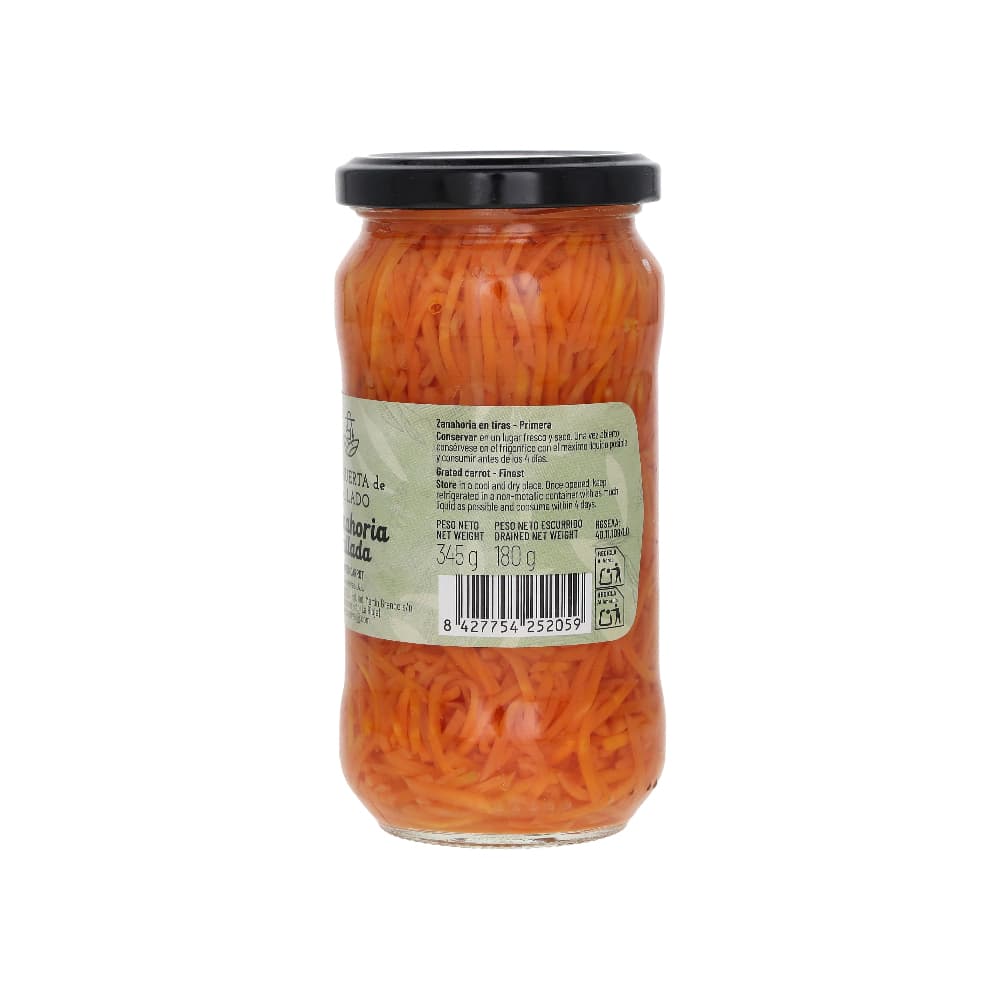 Zanahoria rallada La Huerta de al Lado (345 g / 12.16 oz) - Miniatura 2