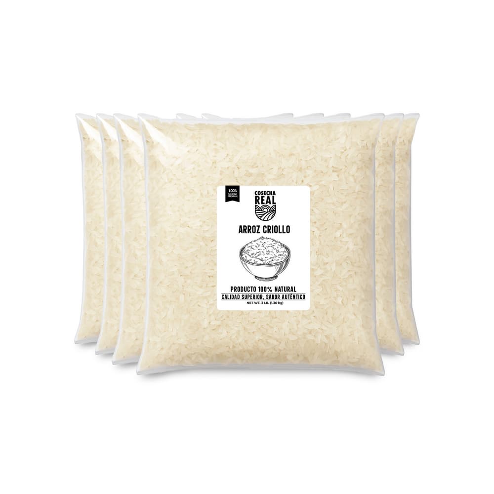 Arroz criollo Cosecha Real (6 x 1.36 kg / 3 lb) - Imagen 1