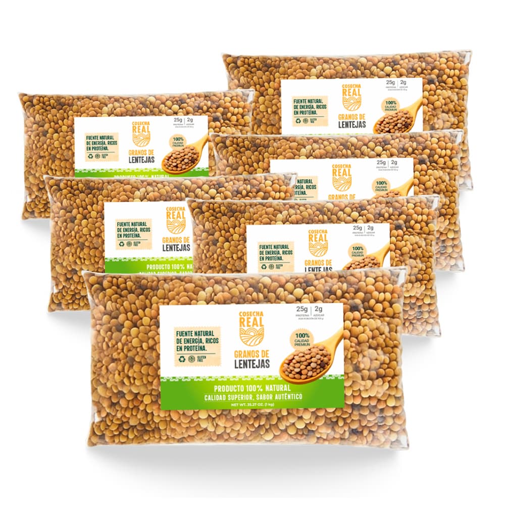 Lentejas Cosecha Real (6 x 1 kg / 2.2 lb) - Imagen 1
