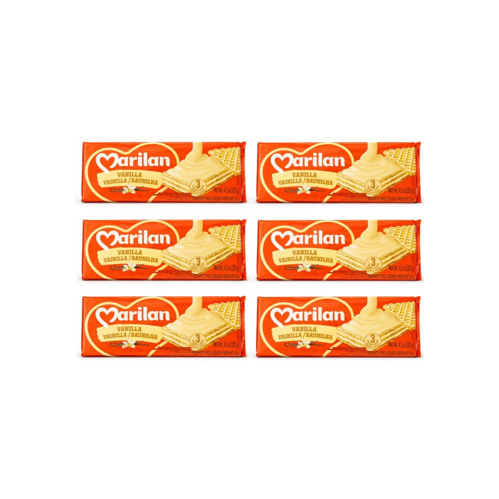 Sorbeto relleno con crema sabor a vainilla Marilan (6 x 115 g / 4.1 oz) - Miniatura 1
