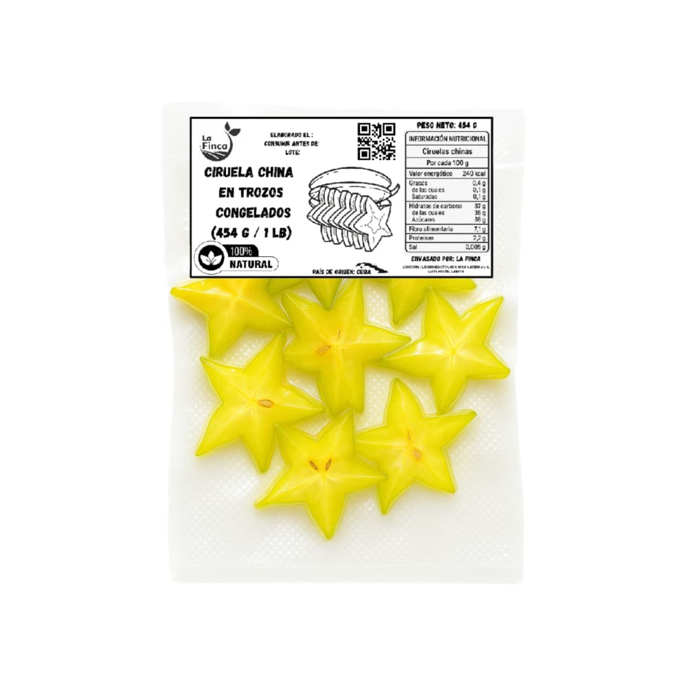 Ciruela china en trozos congelados La Finca (454 g / 1 lb) - Miniatura 3