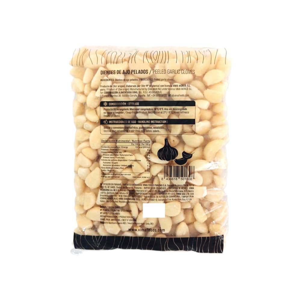 Dientes de ajo pelados Vima Foods (1 kg / 2.2 lb) - Miniatura 3