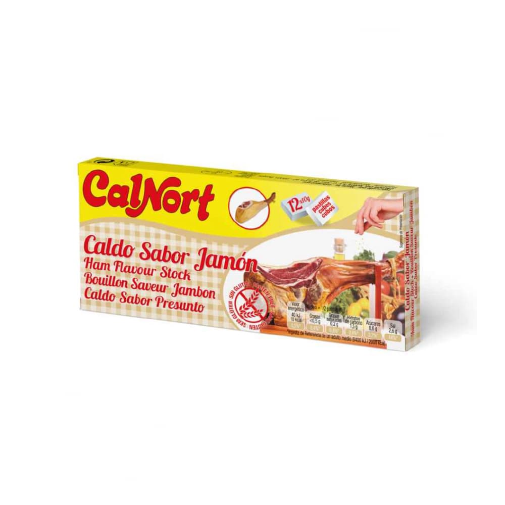 Caldo sabor jamón Calnort (120 g / 4.23 oz) - Imagen 1