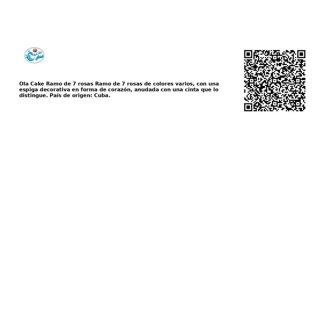 Ramo de 7 rosas - Miniatura 3