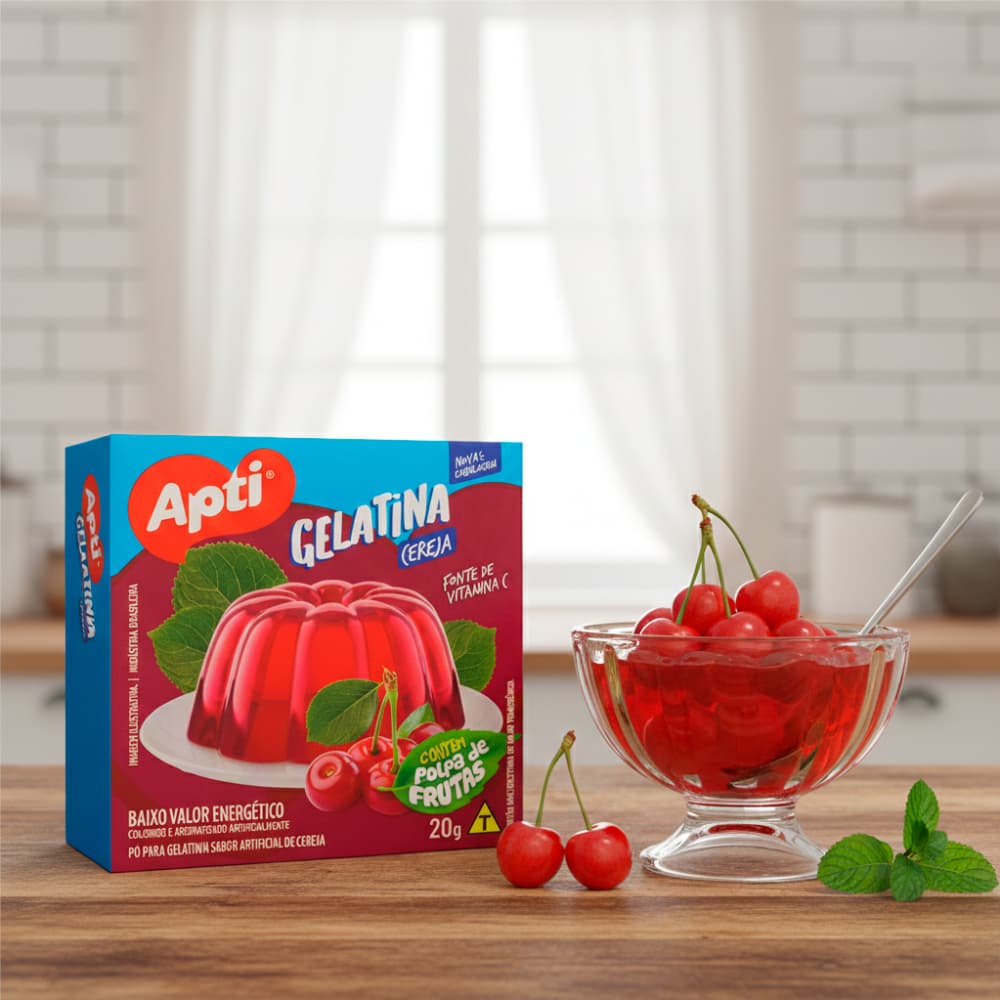 Gelatina sabor cereza Apti (20 g / 0.7 oz) - Miniatura 4