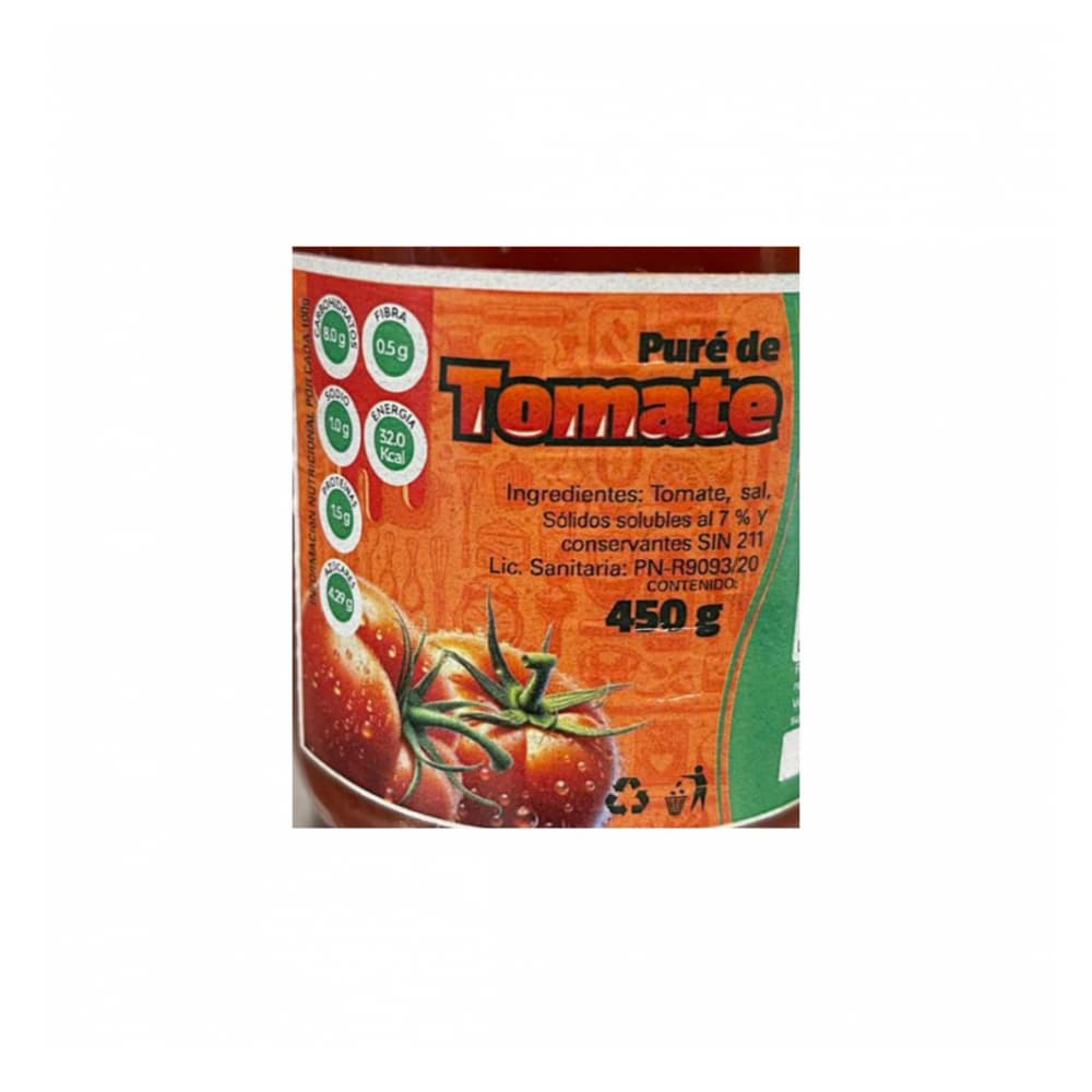 Puré de tomate El Roble (450 g / 15.87 oz) - Miniatura 4