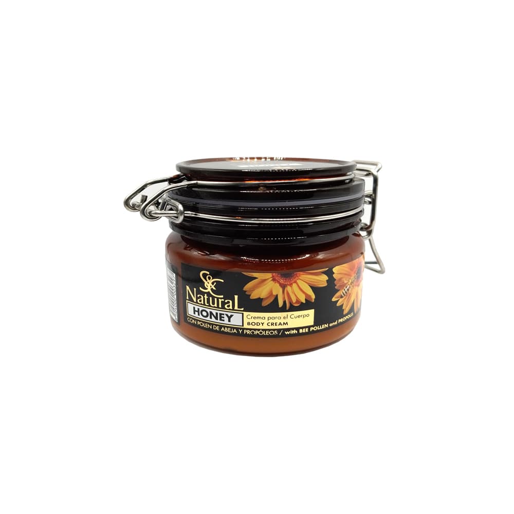 Crema corporal con polen de abeja y propóleos Natural S&C (200 ml) - Imagen 1