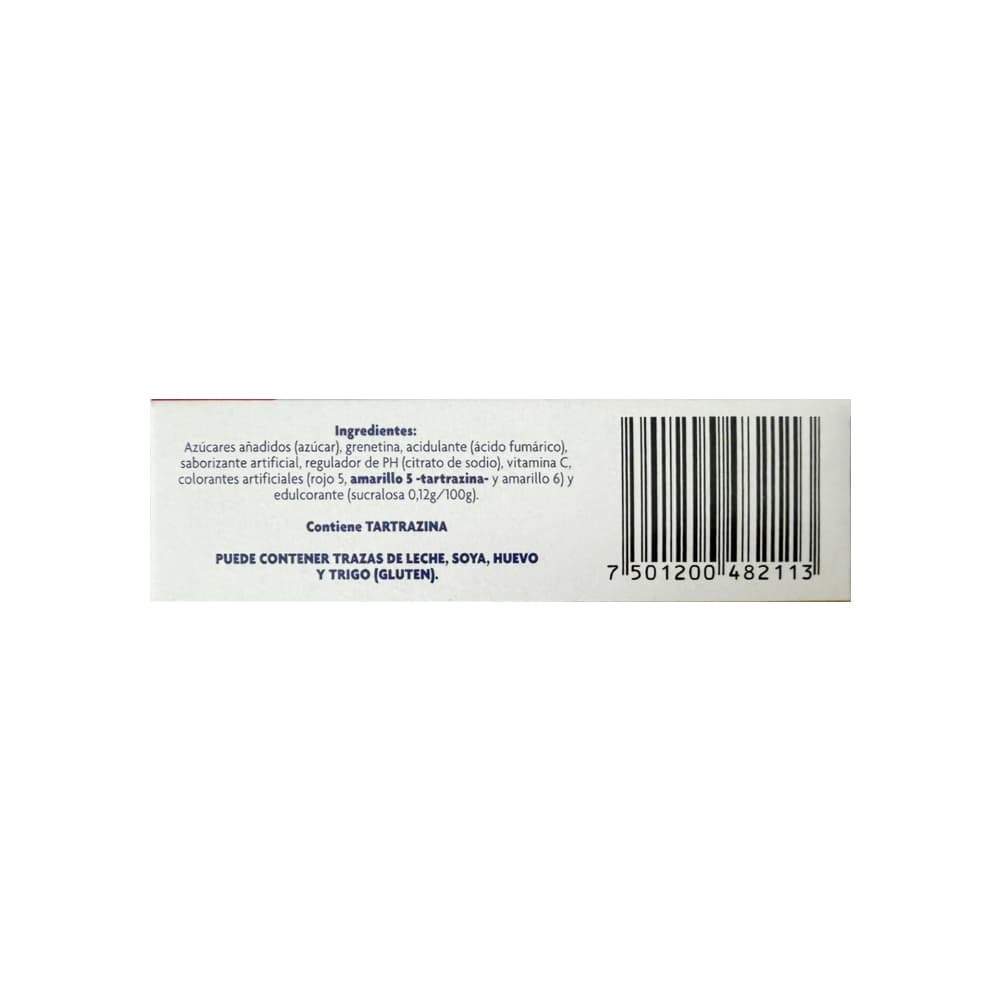 Polvo para preparar gelatina sabor frambuesa fortificada con vitamina C Pronto (84 g / 2.9 0z) - Miniatura 2