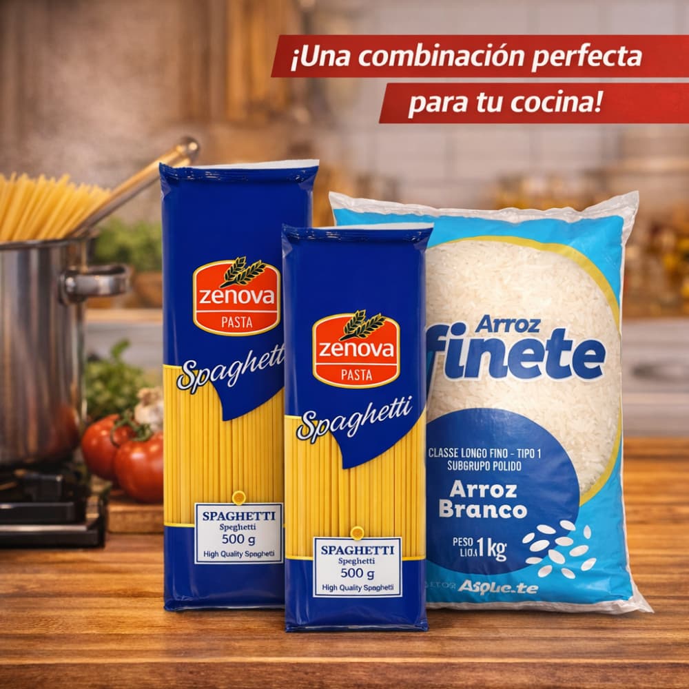 Espaguetis + arroz blanco - Miniatura 3