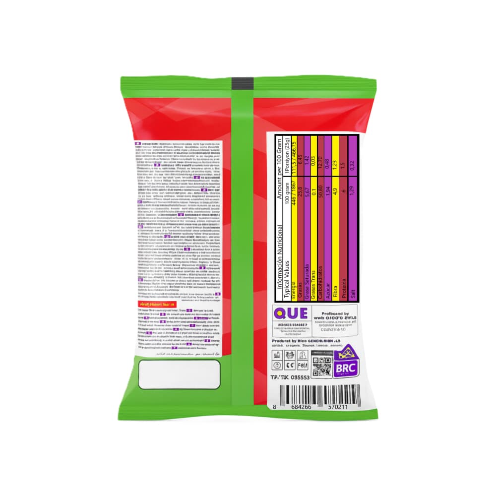 Chips sabor picante y chile Que Pelly (65 g / 2.29 oz) - Miniatura 2