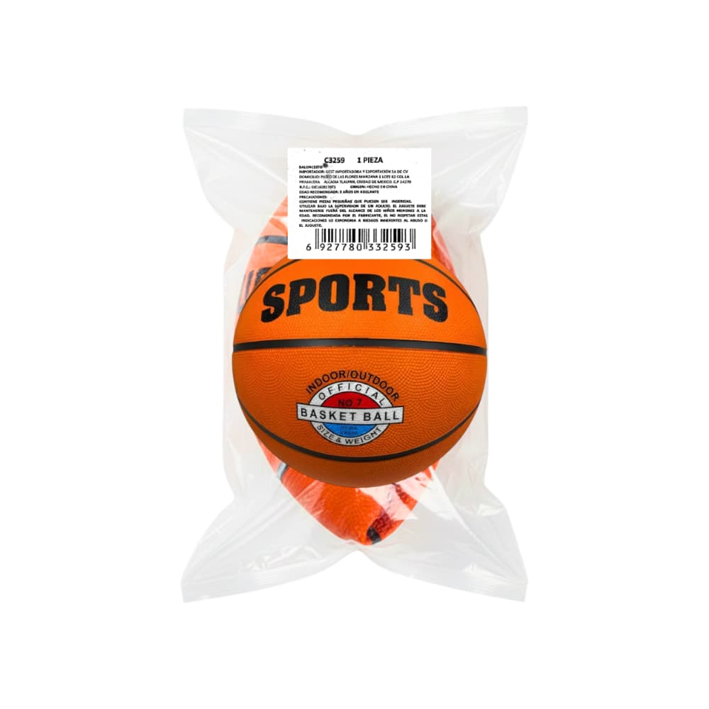 Balón de baloncesto (talla: 7) Sports - Miniatura 4