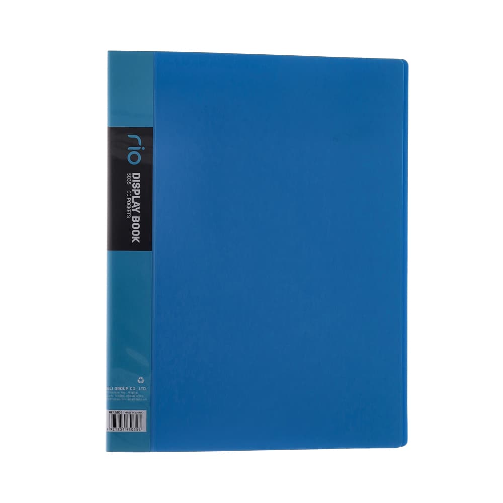 Carpeta con protectores plásticos de 60 divisiones A4 Deli - Imagen 1