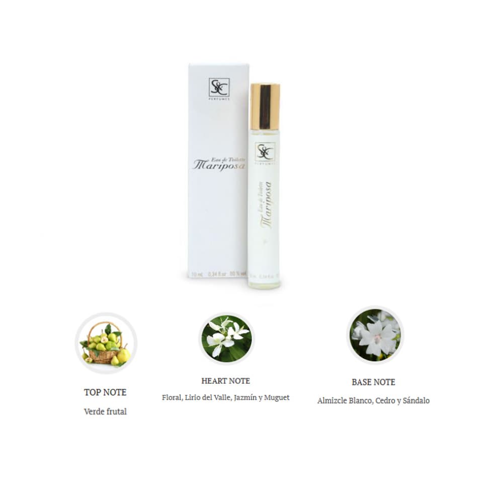 Eau de toilette Mariposa S&C (10 ml) - Miniatura 3