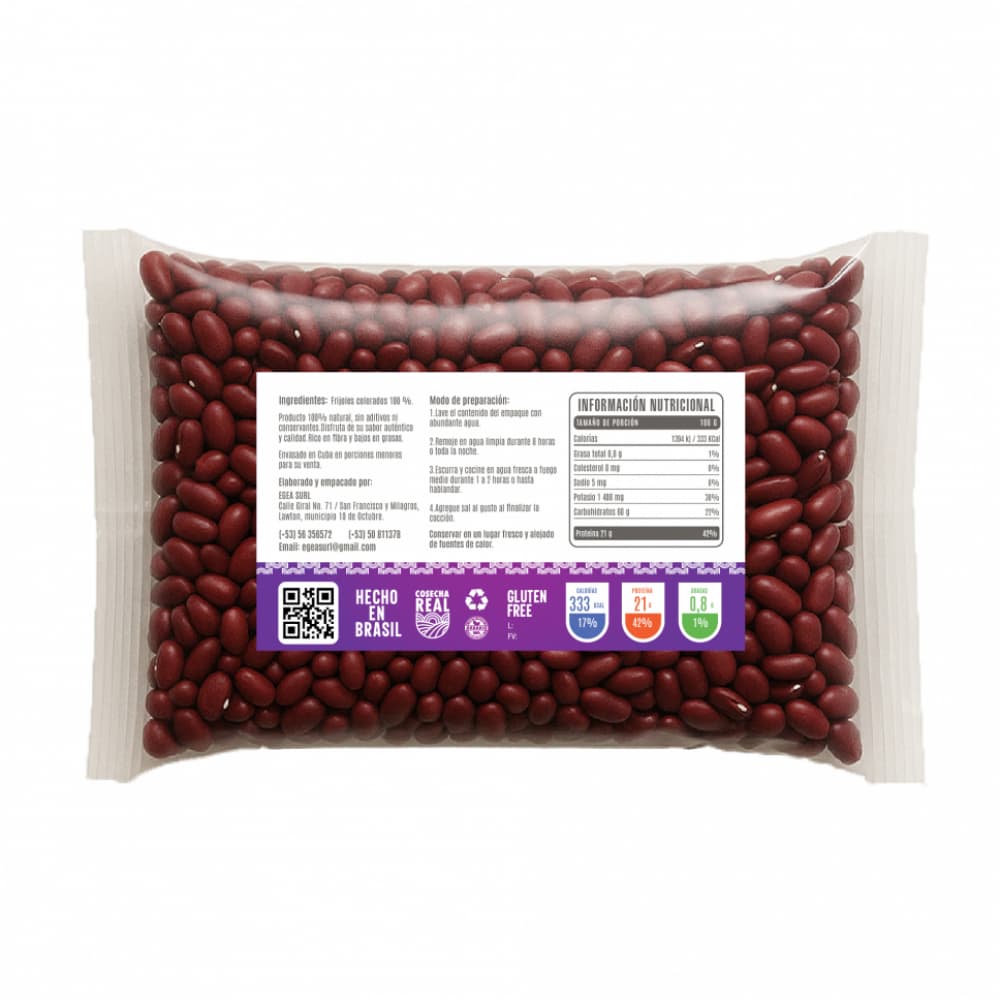 Frijoles colorados Cosecha Real (4 x 1 kg / 2.2 lb) - Miniatura 3