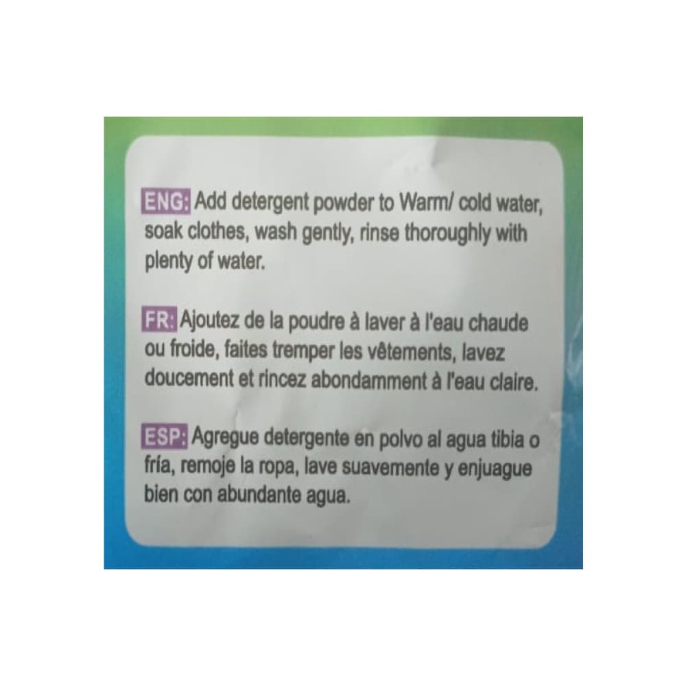 Detergente en polvo lavado inteligente Washo plus (100 g / 3.52 oz) - Miniatura 2