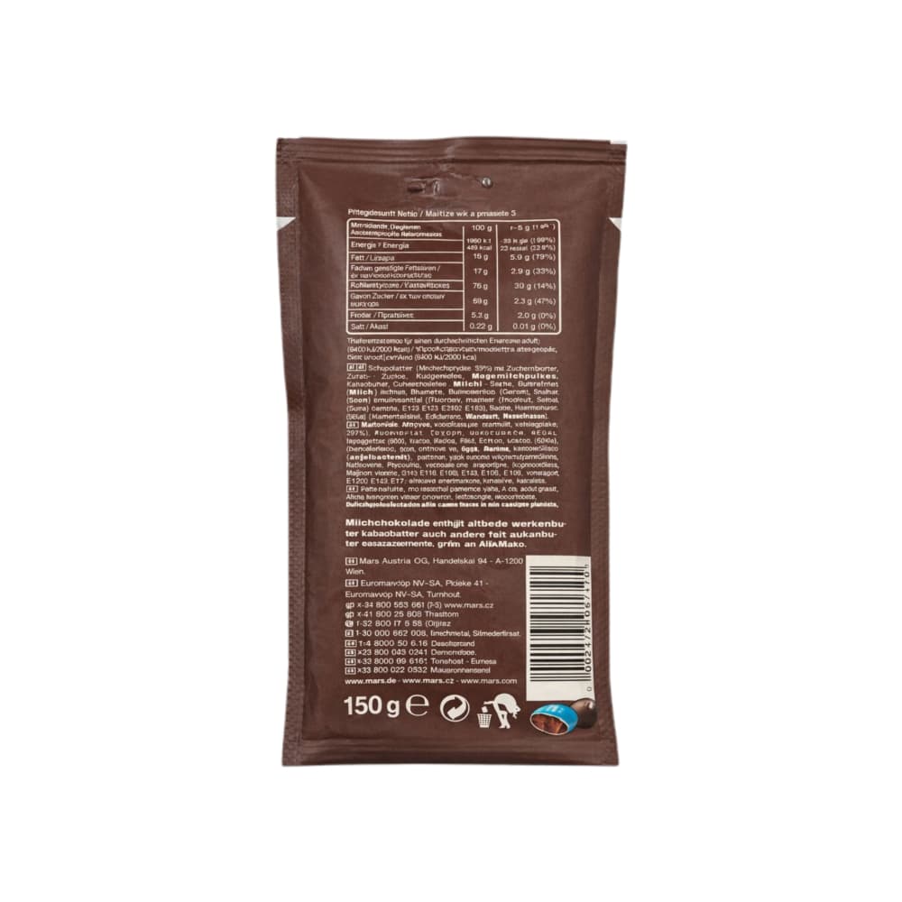 Chocolate con leche confitados M&M's (150g / 5.29 oz) - Miniatura 3