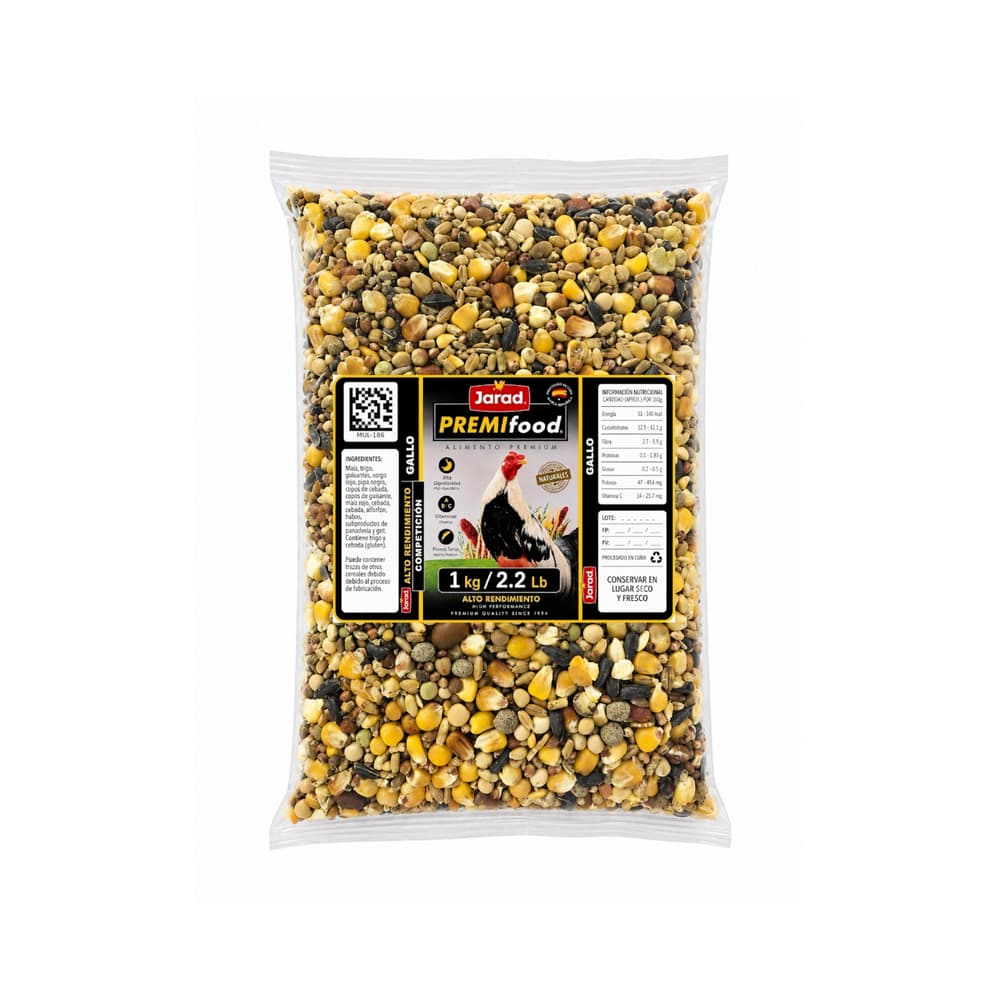 Alimento premium para gallo Jarad Premifood (1 kg / 2.2 lb) - Miniatura 1