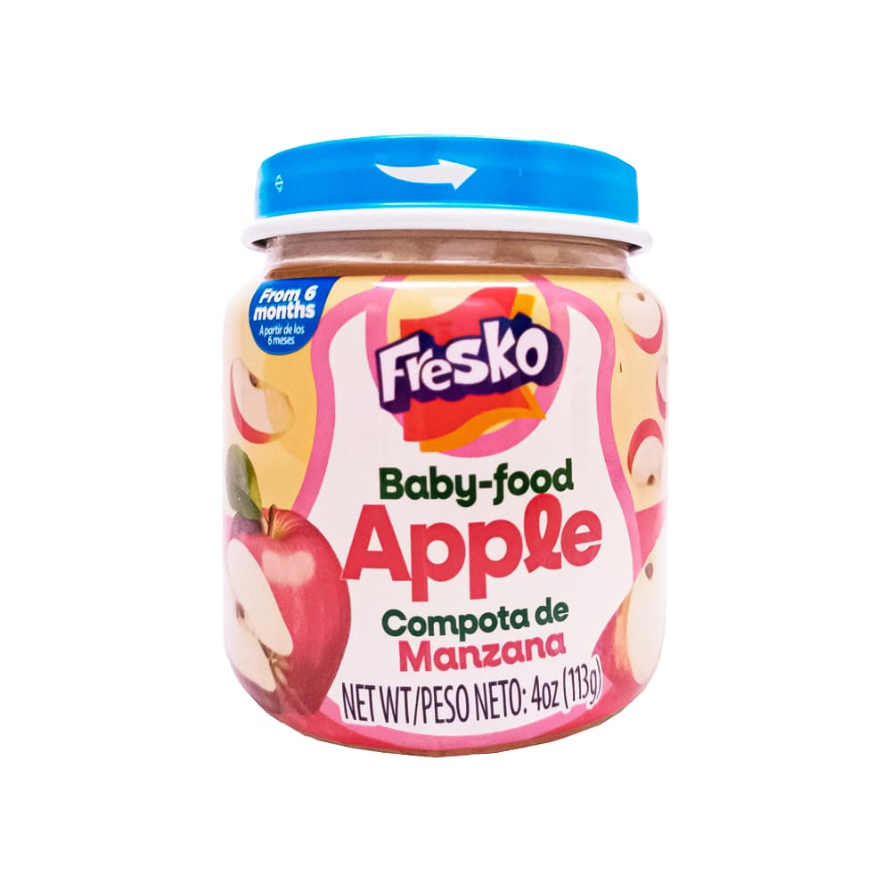Compota de manzana Fresko (113 g / 4 oz) - Imagen 1