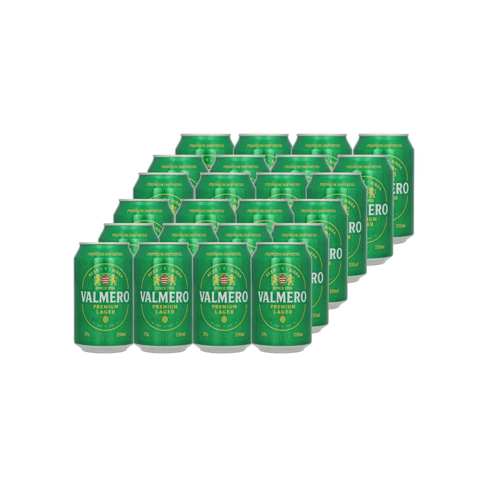 Cerveza premium Valmero (24 x 330 ml) - Imagen 1