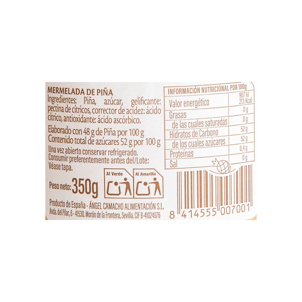 Mermelada de piña La Vieja Fábrica (350 g / 12.3 oz) - Miniatura 4