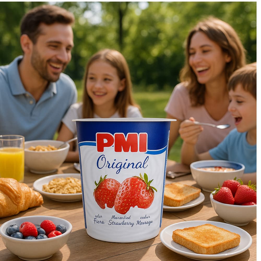 Yogurt sabor fresa Pmi Original (12 x 120 g / 4.23 oz) - Miniatura 4