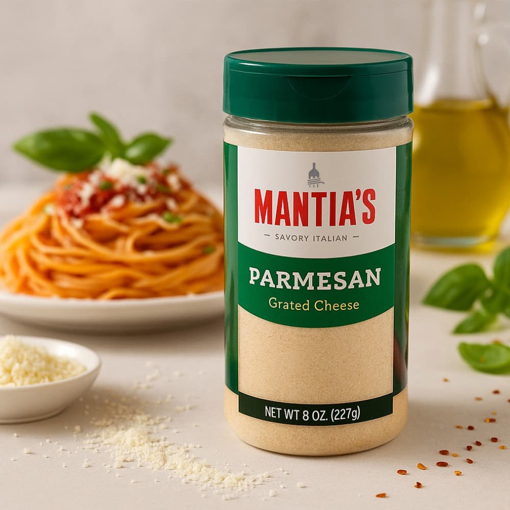 Queso parmesano rallado Mantia's (227 g / 8 oz) - Miniatura 3