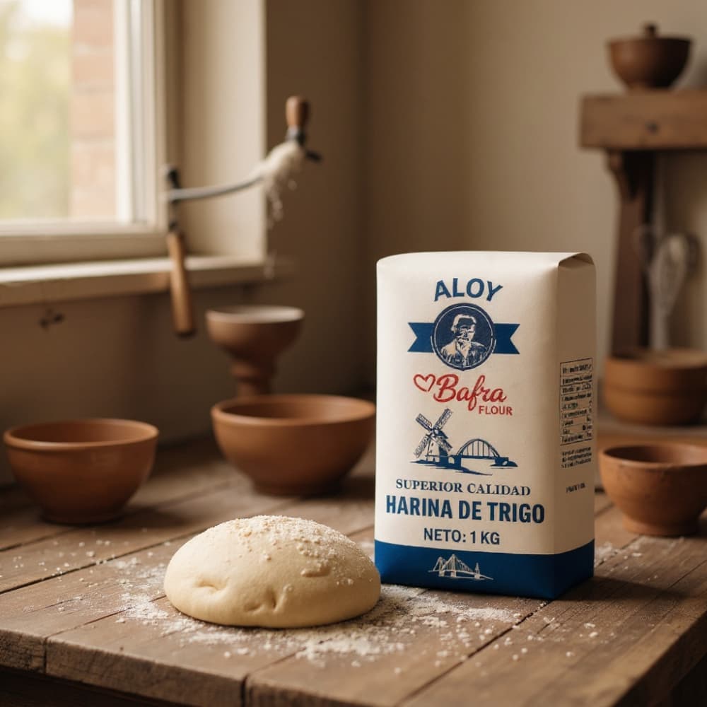 Harina de trigo multiusos Aloy Bafra (1 kg / 2.2 lb) - Miniatura 2