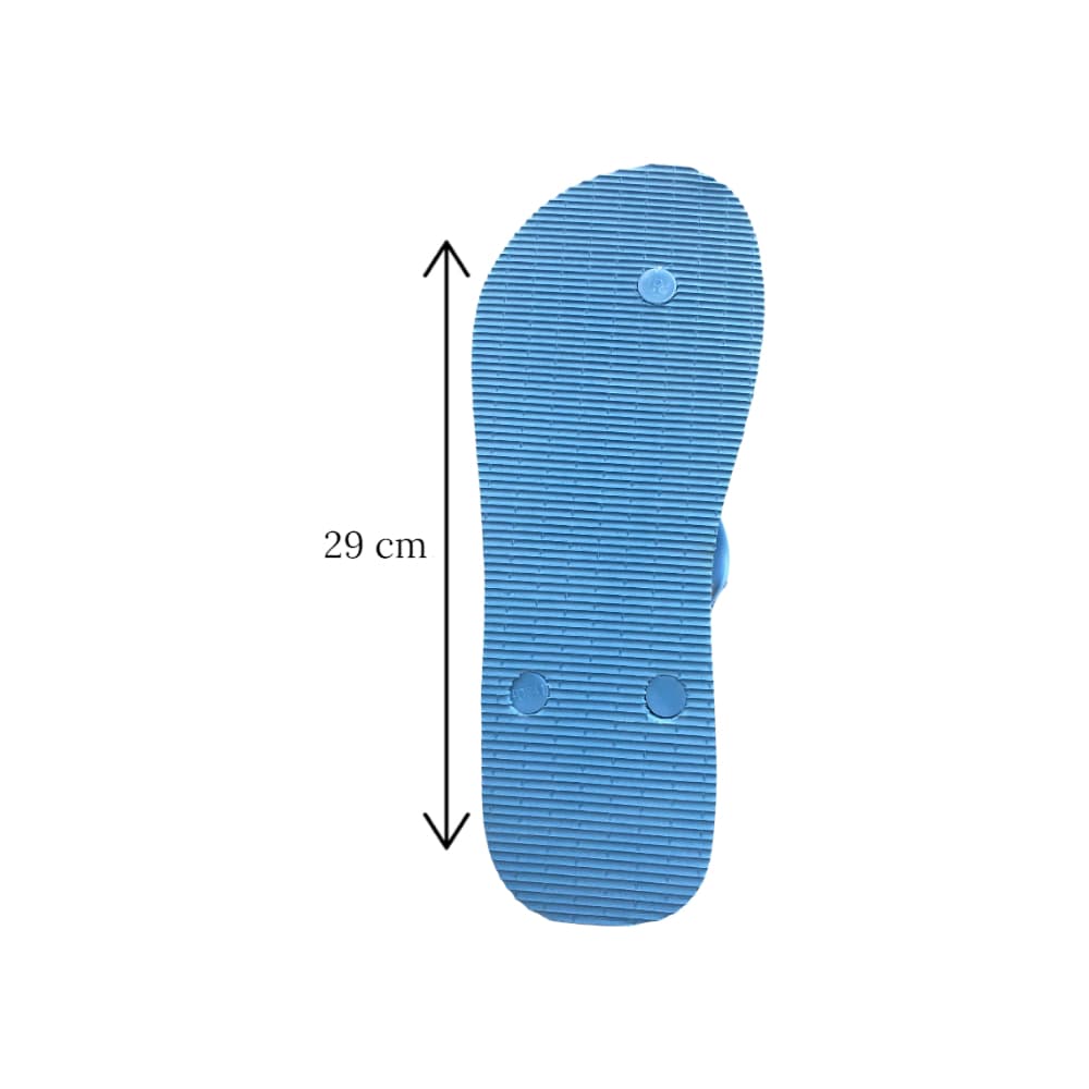 Chancletas playeras color azul claro con palmeras Brov (Talla: 41) - Miniatura 2