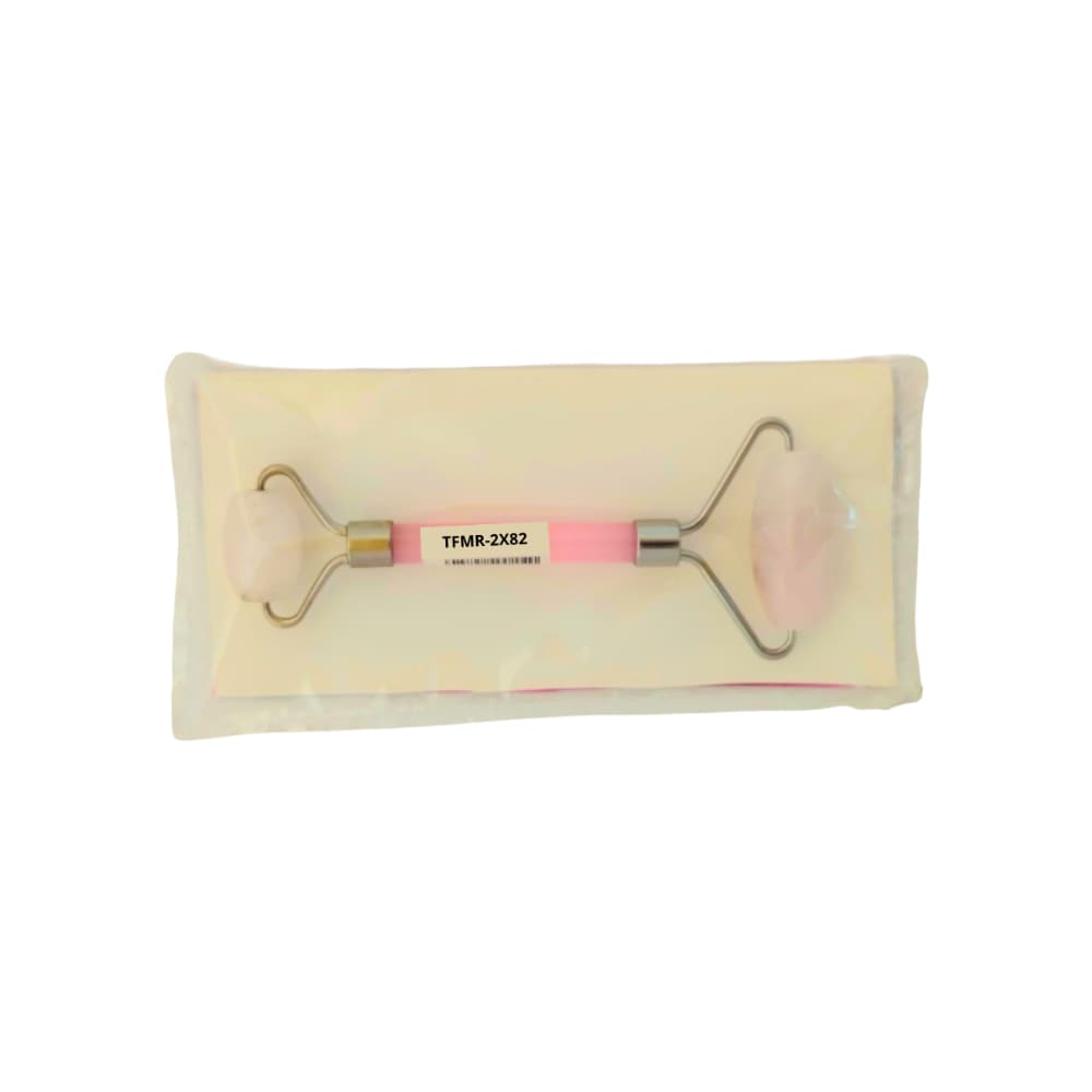 Rodillo tensor facial de cuarzo rosa antienvejecimiento y reafirmante Tiara - Miniatura 4