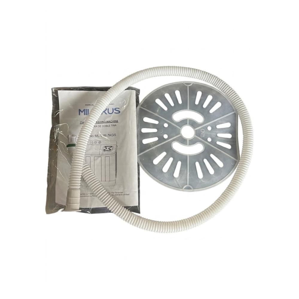 Lavadora semiautomática de doble tina 7 kg color gris Milexus ML-WM-7KGS - Miniatura 3