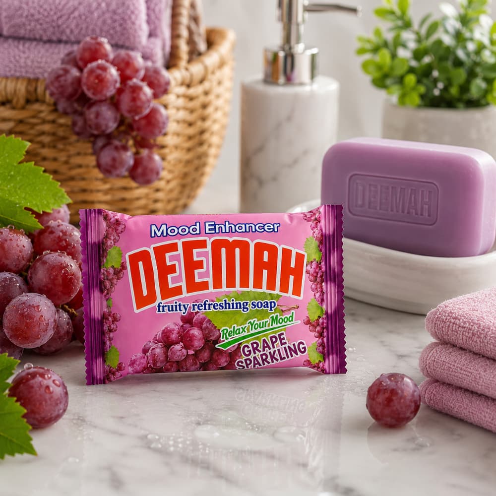 Jabón de tocador aroma uva Deemah (90 g / 3.17 oz) - Miniatura 4