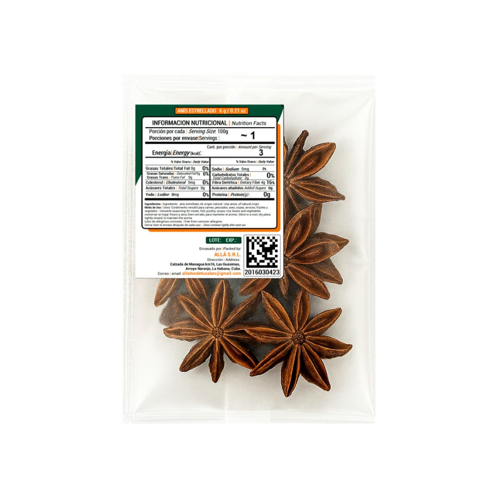 Anís estrellado ALLÁ (6 g) - Miniatura 3