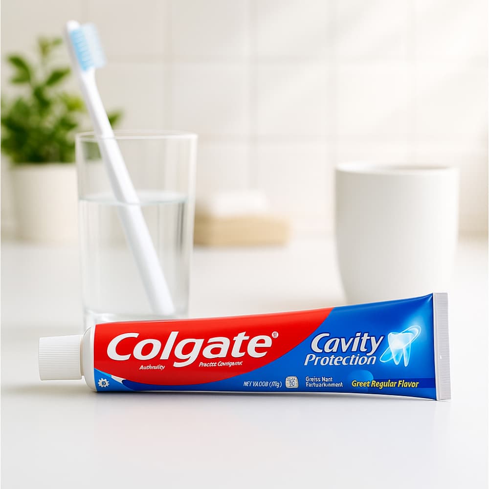 Pasta de dientes con flúor para protección contra caries Colgate (226 g / 8 oz) - Miniatura 4
