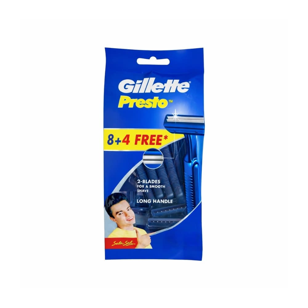 Maquinilla desechable de afeitar Gillette Presto (12 U) - Miniatura 1