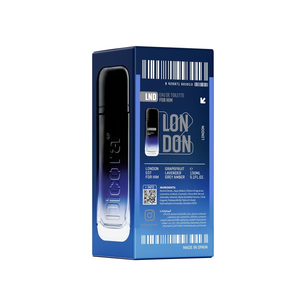 Perfume de hombre Londres Dicora Urban Fit (150 ml / 5.1 fl oz) - Miniatura 2