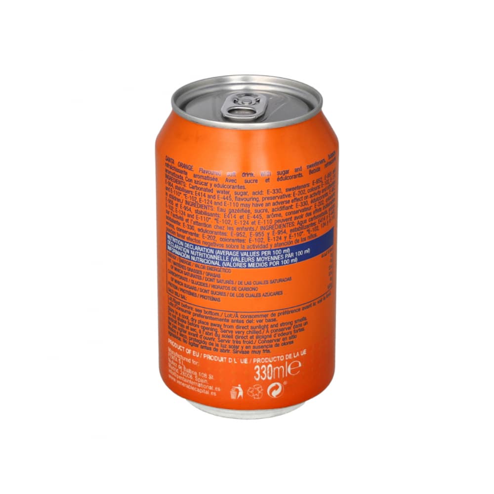Refresco gaseado de naranja Santa (6 x 330 ml) - Miniatura 3