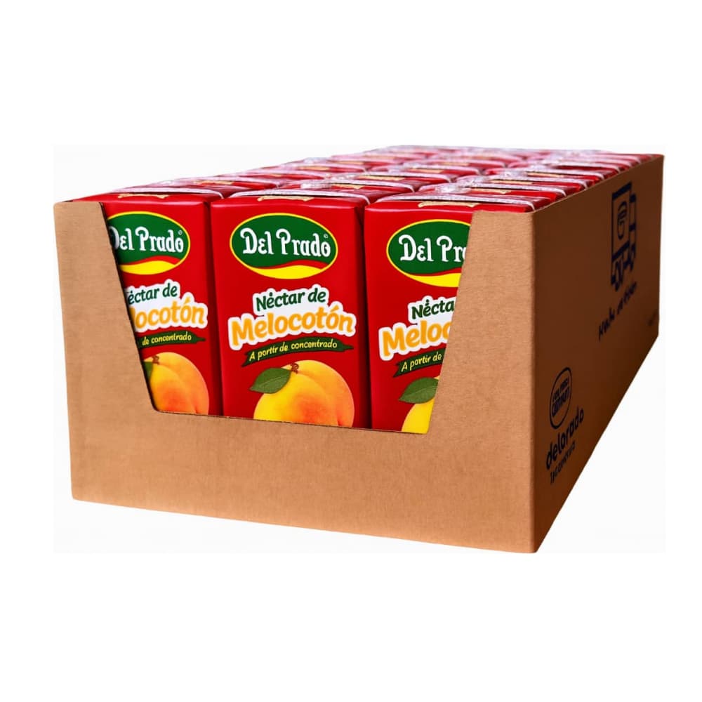 Néctar de melocotón Del Prado (24 x 200 ml) - Imagen 1