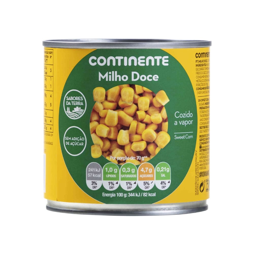 Maíz dulce, sin gluten, Continente (300 g / 10.58 oz) - Miniatura 1