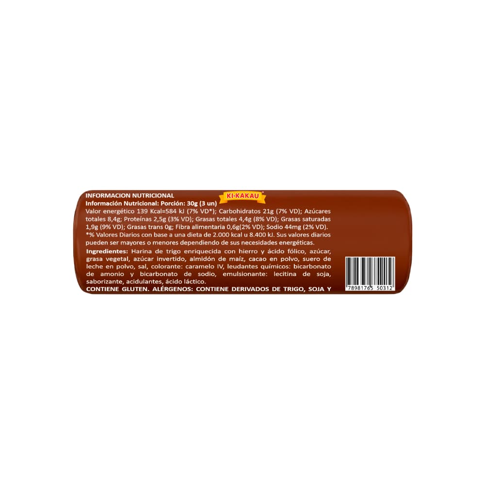 Galletas de chocolate rellenas con crema de chocolate Fofinho (3 x 110 g / 3.9 oz) - Miniatura 2