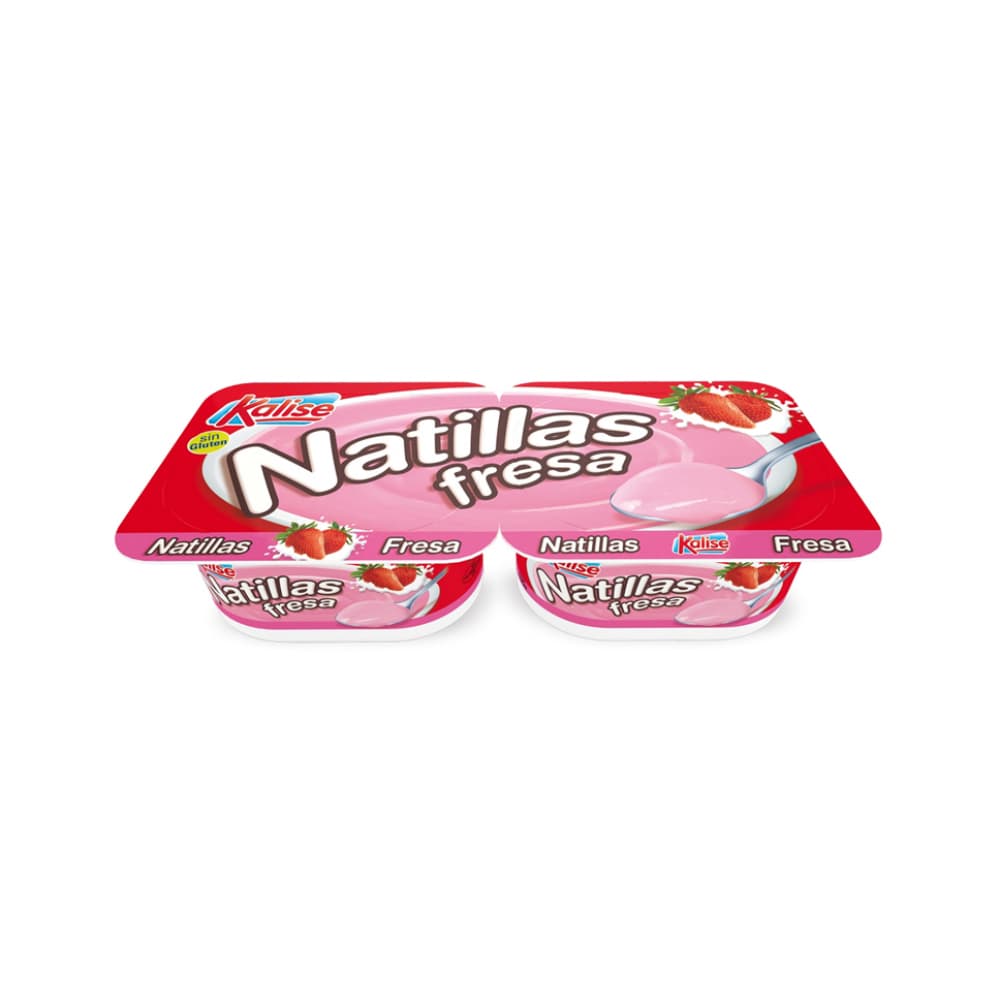 Natilla sabor fresa Kalise (250 g / 8.8 oz) - Miniatura 1