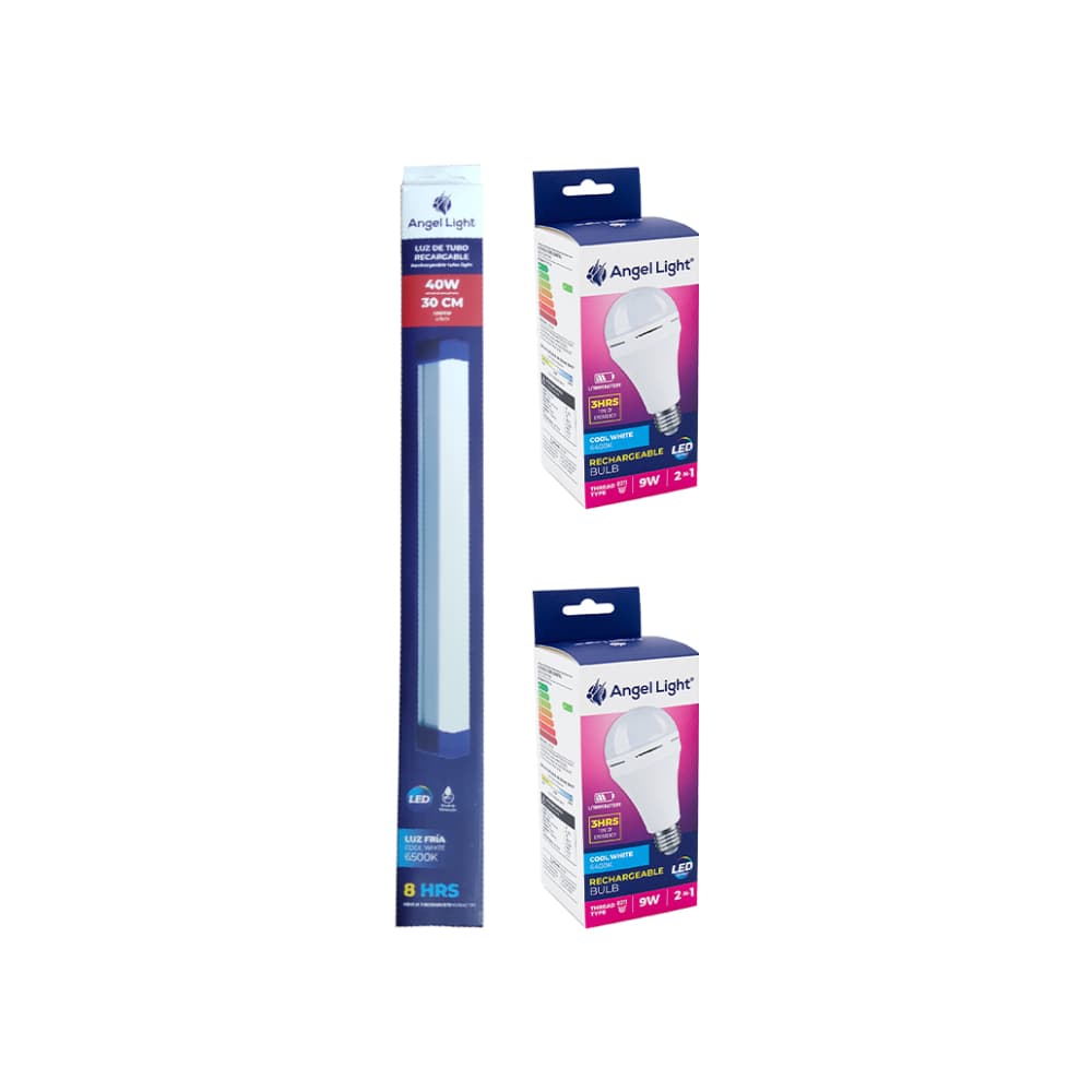 Lámpara y bombillo recargable Angell Light (3 U) - Miniatura 1