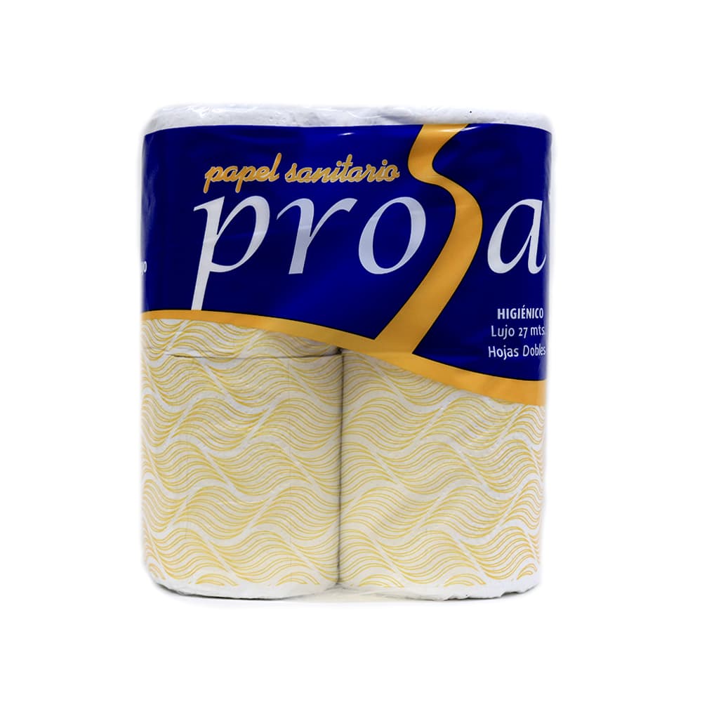Papel sanitario de hojas dobles Prosa (4 U) - Miniatura 2