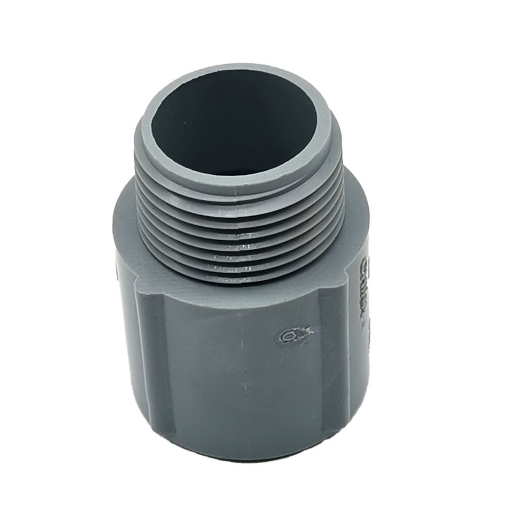 Adaptador de terminal macho de 1-1/4'' PVC Genérica - Imagen 1