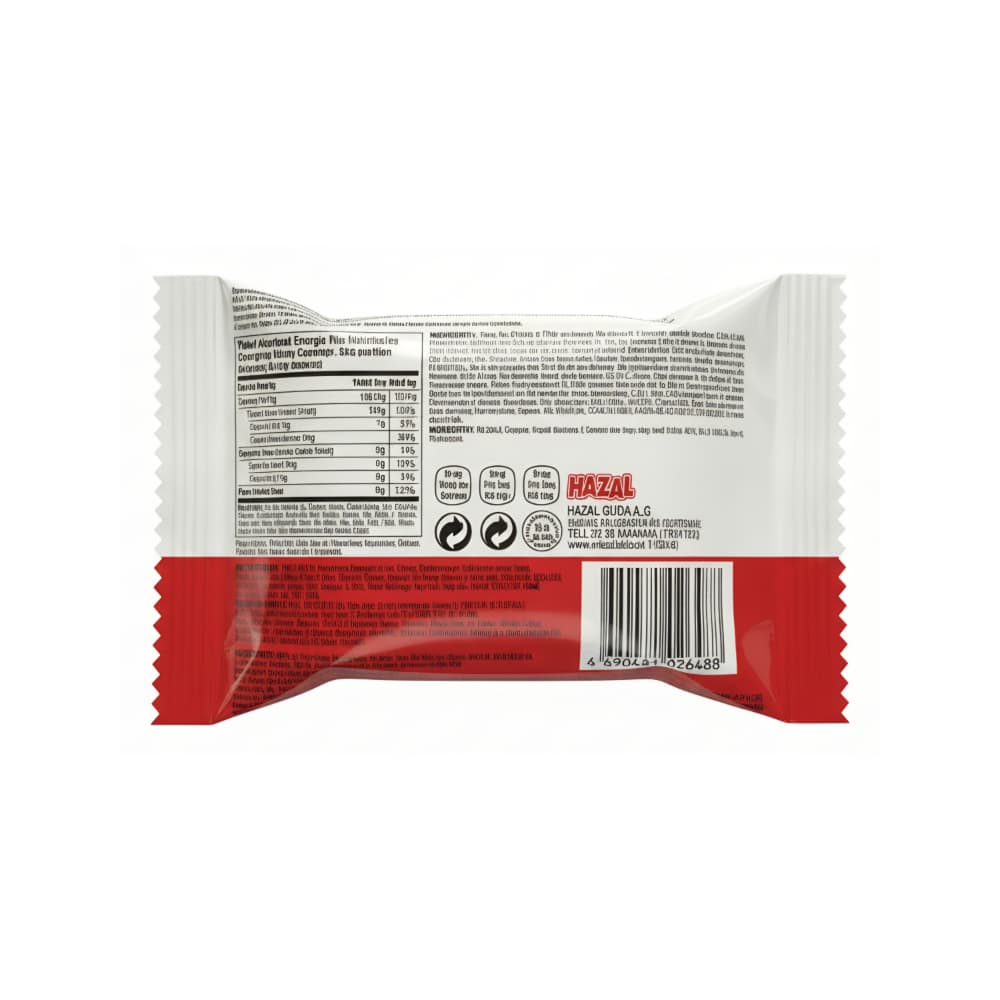 Pastel de chocolate relleno con crema y cubierto de fresa y coco Snowone Hazal (35 g / 1.23 oz) - Miniatura 2