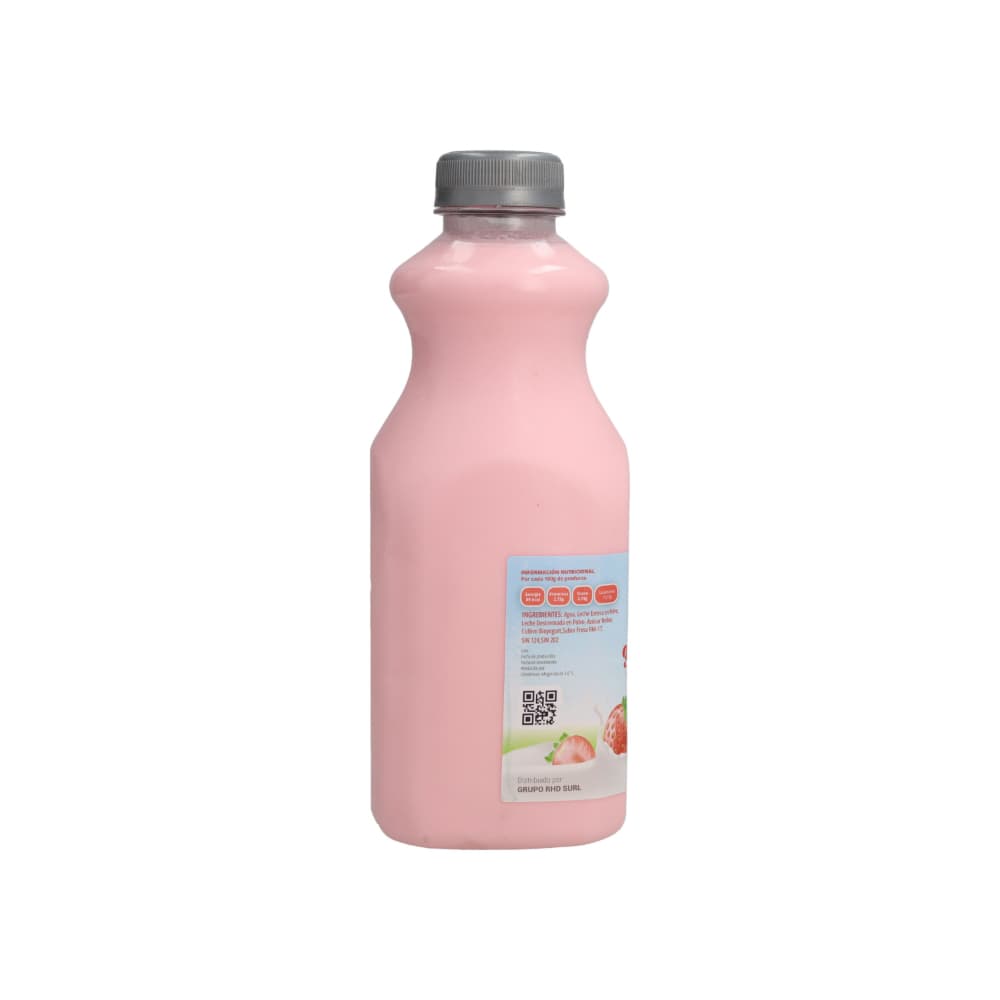 Yogurt probiótico de coágulo sabor fresa RHD (1 L) - Miniatura 3