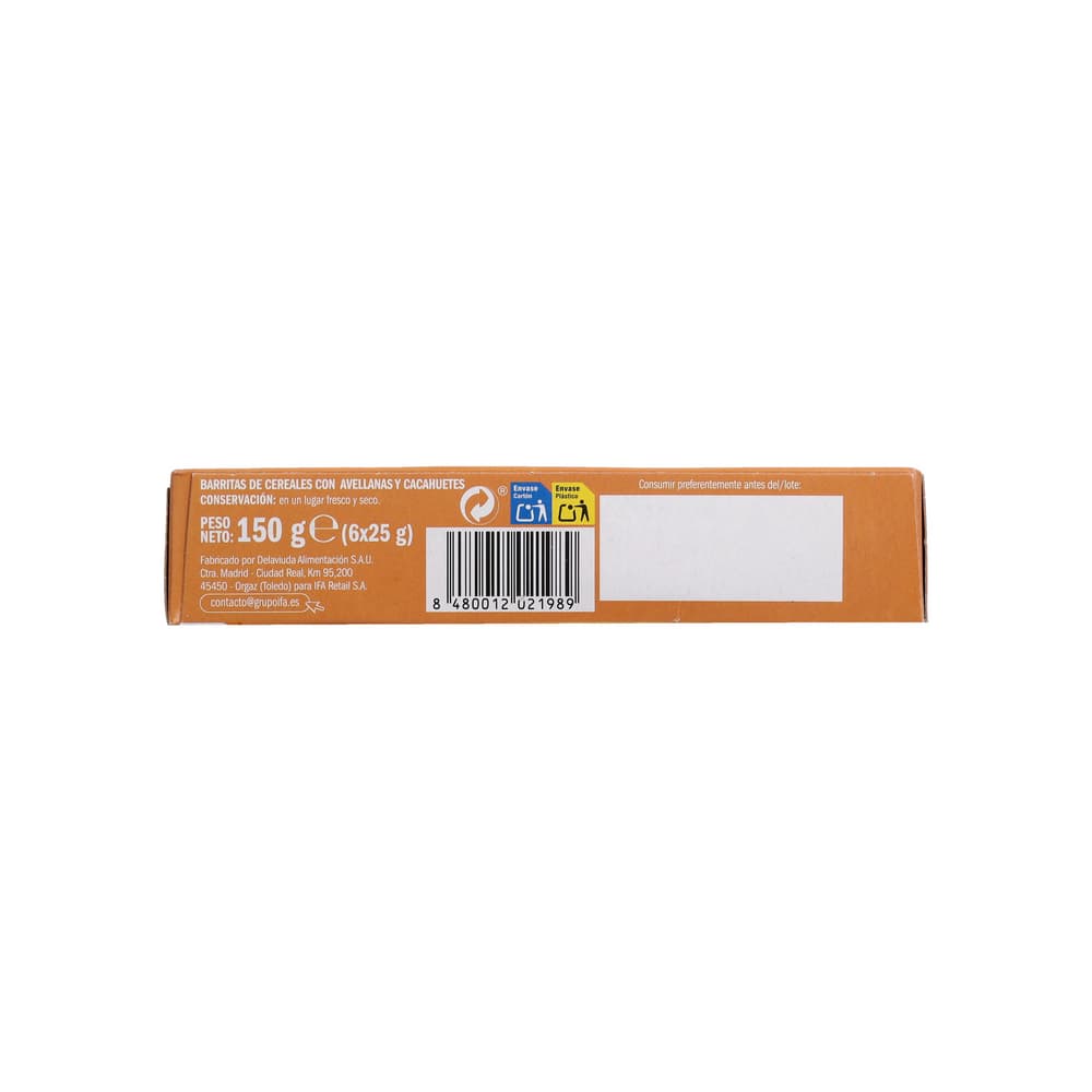 Barritas de cereales con avellanas (150 g / 5.29 oz) - Miniatura 3